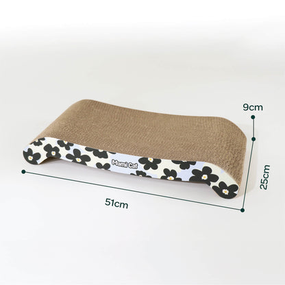 The Dimensions of Arch Bridge Cat Scratching Board Bloom Design.