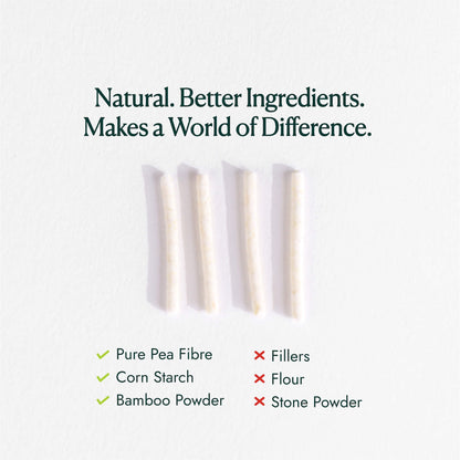 A raw look of Mami Cat's Tofu Litter Pellet, showcasing Natural Ingredients.