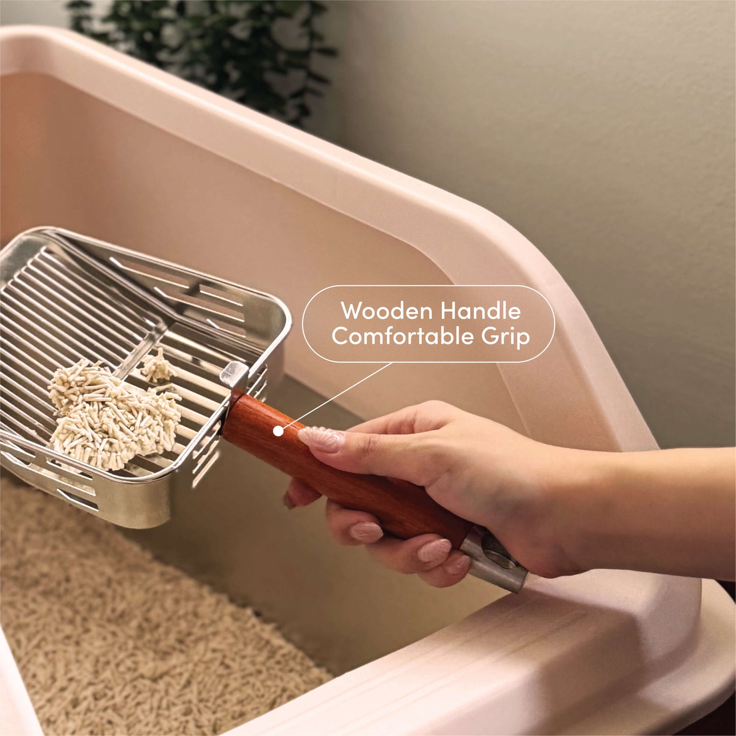 Stainless Steel Cat Litter Scoop
