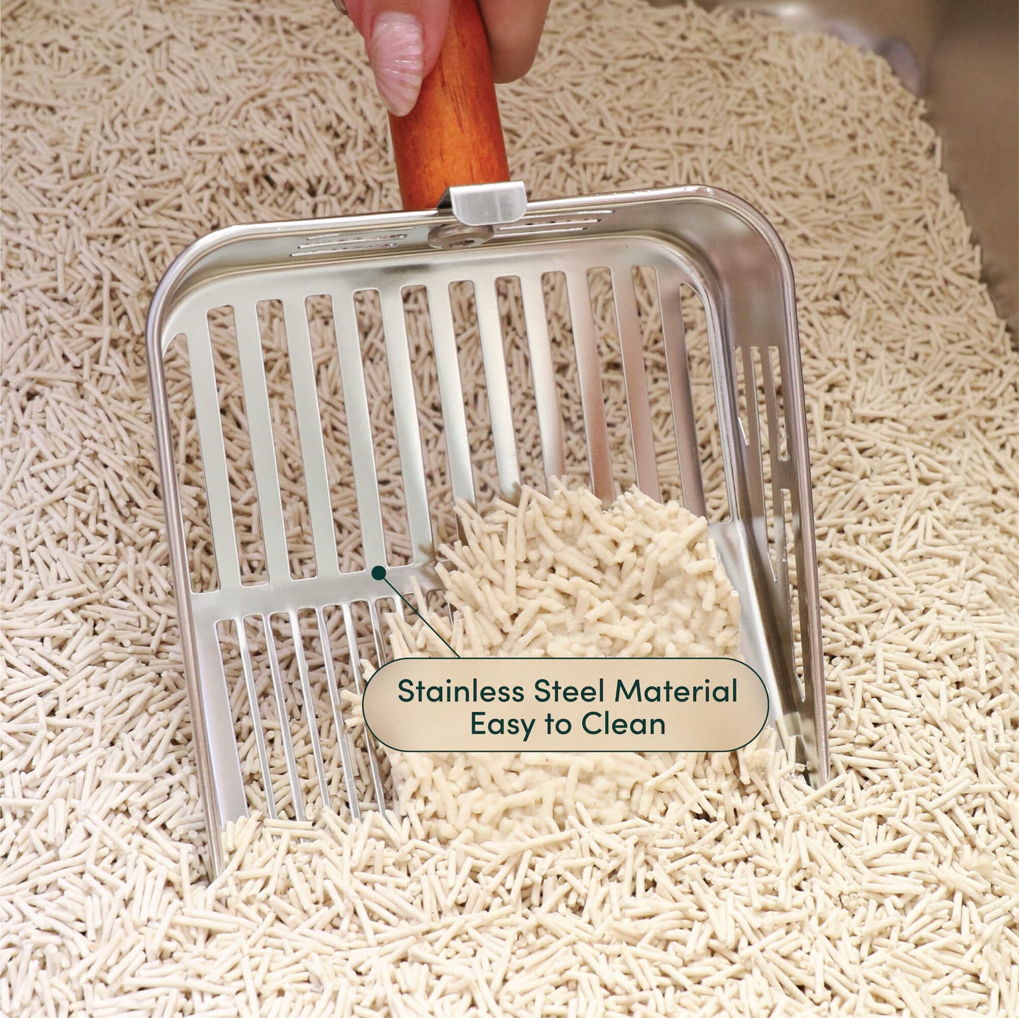 Stainless Steel Cat Litter Scoop